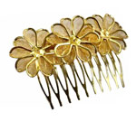 Golden Flamenco Comb. Three Flowers 6.612€ #51225PNC007